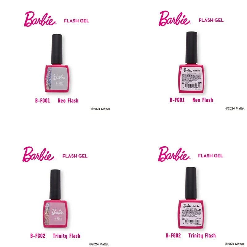 バービー Barbie フラッシュジェル 【6色からご選択】 FG01-FG06 ソフトジェル ソークオフ ジェルネイル ネイルカラー