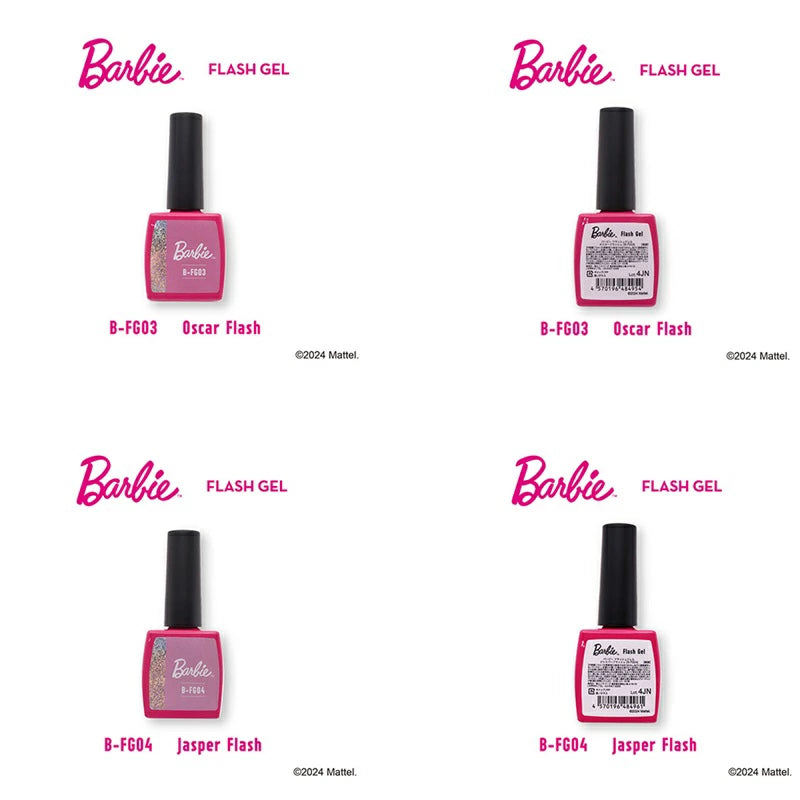 バービー Barbie フラッシュジェル 【6色からご選択】 FG01-FG06 ソフトジェル ソークオフ ジェルネイル ネイルカラー