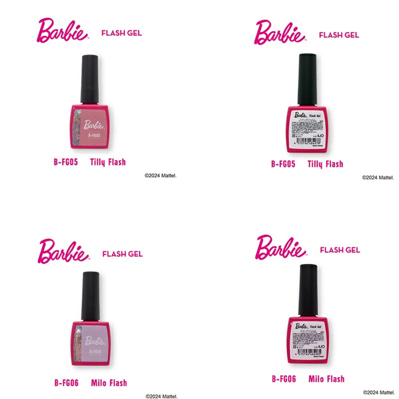 バービー Barbie フラッシュジェル 【6色からご選択】 FG01-FG06 ソフトジェル ソークオフ ジェルネイル ネイルカラー