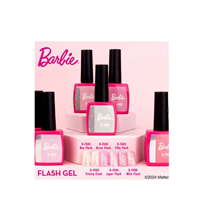 バービー Barbie フラッシュジェル 【6色からご選択】 FG01-FG06 ソフトジェル ソークオフ ジェルネイル ネイルカラー