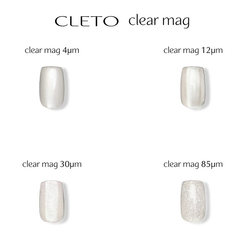 クレト CLETO クリアマグ 7g 【4種類からご選択】 4μｍ 12μｍ 30μｍ 85μｍ マグネットジェル