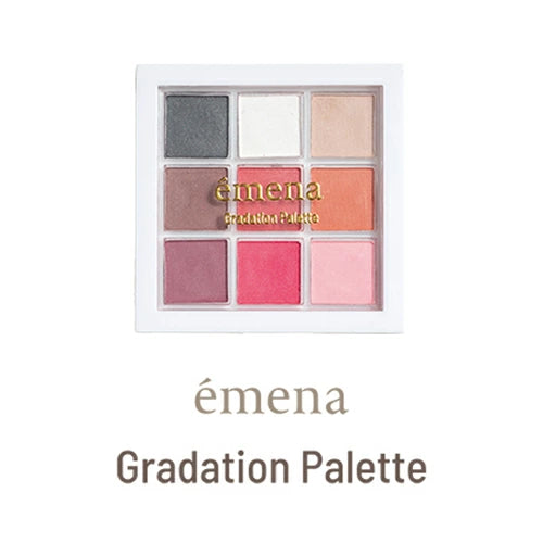 エメナ emena Gladation palette 9色入り グラデーションパレット