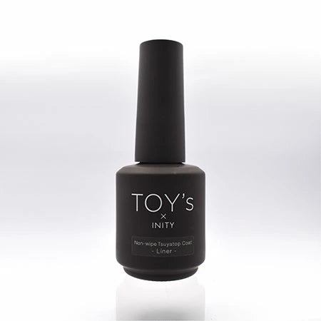 TOY's × INITY ノンワイプツヤトップコートライナー細筆 12ml ノンワイプ