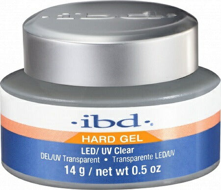 ネイル ジェルネイル ibd クリアジェル 14g LED＆UV対応 NEWボトル ハードジェル クリア 0.5oz hard gel 14g LED対応 ネイリスト セルフネイル LED＆UV対応 ネイルグッズ 【LEDライト対応】新品 送料無料