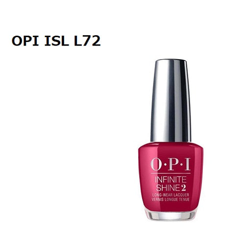 OPI 速乾ネイル インフィニットシャイン ISL L72 INFINITE SHIN インフィニットシャイン Red マニキュア ネイルカラー ネイリスト ネイルポリッシュ セルフネイル オーピーアイ ネイルラッカー ネイル レッド 赤 新品 送料無料