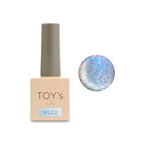 TOY's × INITY ホワイトライトコレクション 7ml 【6色からご選択】 T-WL01 T-WL02 T-WL03 T-WL04 T-WL05 T-WL06 トイズバイアイニティ カラージェル ジェルネイル 偏光カラー グリッター マグネット キャッツアイ ネイルアート ネイルデザイン セルフネイル 新品 送料無料