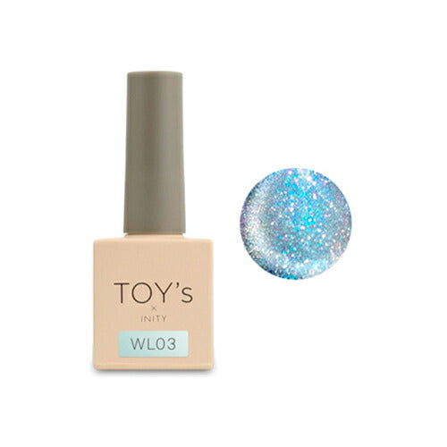 TOY's × INITY ホワイトライトコレクション 7ml 【6色からご選択】 T-WL01 T-WL02 T-WL03 T-WL04 T-WL05 T-WL06 トイズバイアイニティ カラージェル ジェルネイル 偏光カラー グリッター マグネット キャッツアイ ネイルアート ネイルデザイン セルフネイル 新品 送料無料