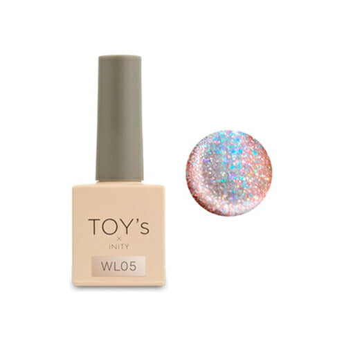 TOY's × INITY ホワイトライトコレクション 7ml 【6色からご選択】 T-WL01 T-WL02 T-WL03 T-WL04 T-WL05 T-WL06 トイズバイアイニティ カラージェル ジェルネイル 偏光カラー グリッター マグネット キャッツアイ ネイルアート ネイルデザイン セルフネイル 新品 送料無料