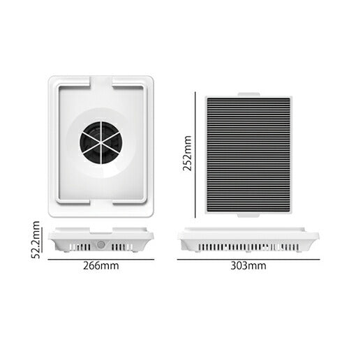 【 交換用フィルター1枚付属 】 シャレドワ SHAREYDVA シンプルサイクロン 集塵機 SLONE スロン ネイル 小型 コンパクト 軽量 薄型 簡単お手入れ フィルター 水洗い可能 強力吸収 卓上 ネイルオフ ネイルダスト ネイルマシン サロンワーク ネイルケア PSE認証 新品 送料無料